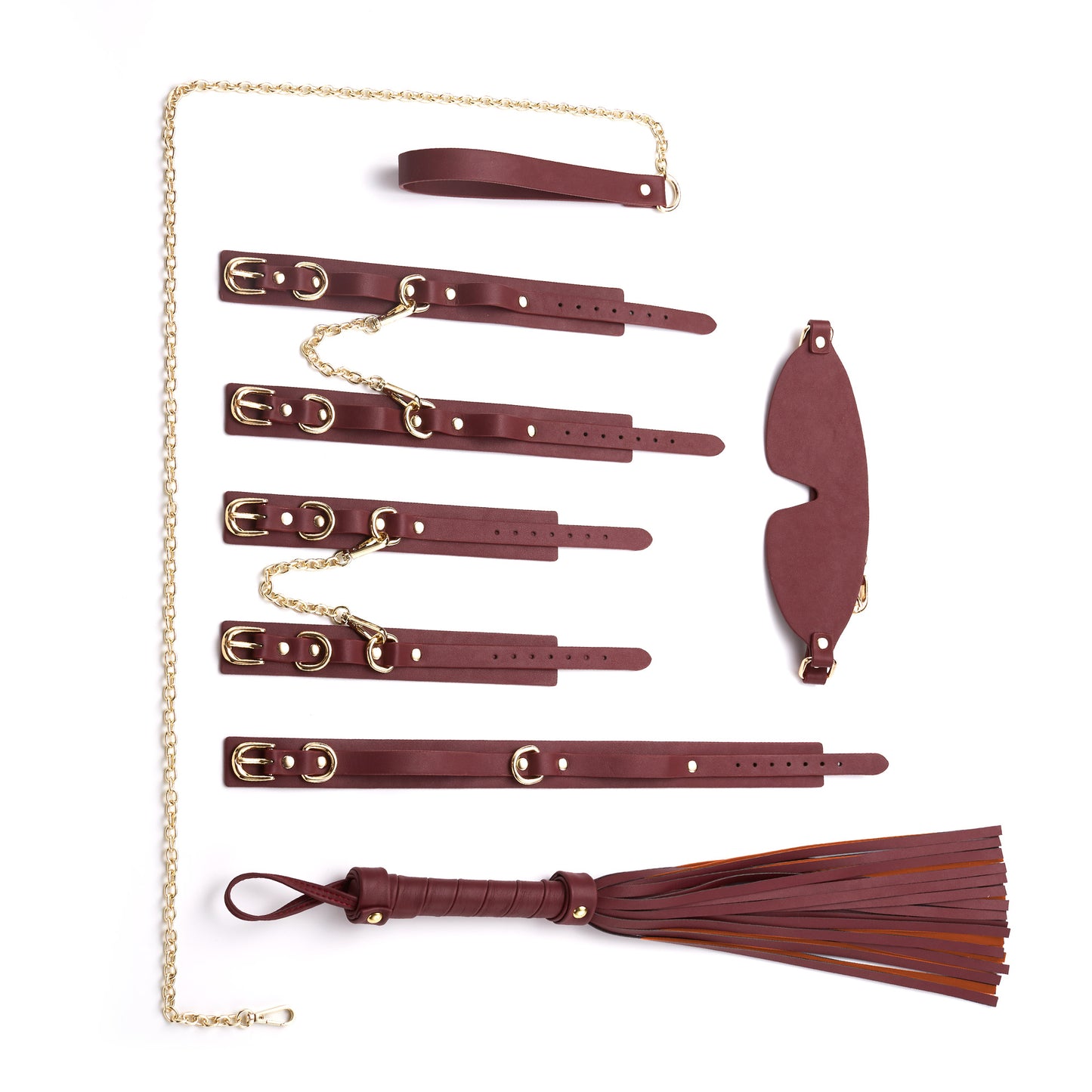 Leather Bondage Set - Leather Bag