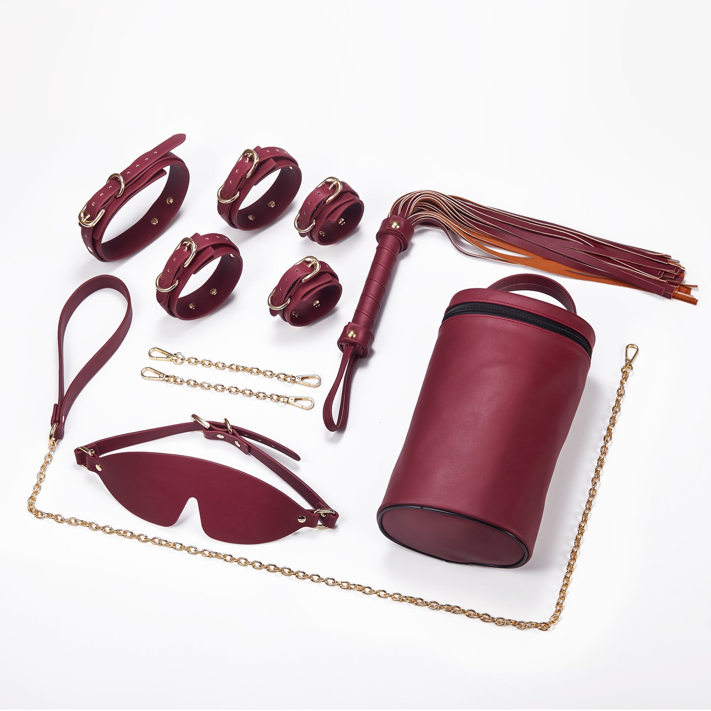 Leather Bondage Set - Leather Bag