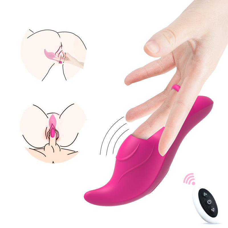 Finger Cover Stimulates Masturbator