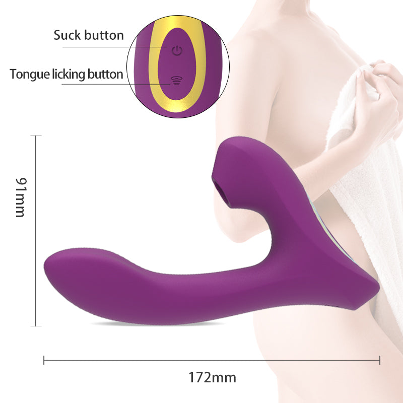 Female 10-Level Sucking Vibrator